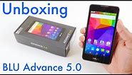 BLU Advance 5.0 Unboxing and Setup