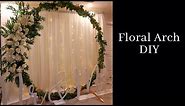 DIY Floral backdrop | Wedding Backdrop DIY