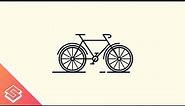 Inkscape for Beginners: Bicycle Icon