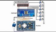 16-Channel Multiplexer Interface with Arduino