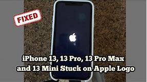 How to Fix iPhone 13, 13 Pro, 13 Pro Max and 13 Mini Stuck on Apple Logo?