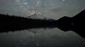 Milky Way over Mount Hood