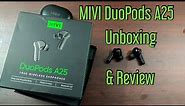 MIVI DuoPods A25 | Unboxing & Review | Best Airpods under Rs.1500/- ?