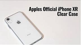 The NEW official Apple iPhone XR clear case!