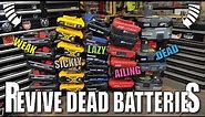 Revive DEAD Battery Packs - Rebuild Repair - Dewalt Milwaukee Makita Ryobi Bauer Ridgid 18v 20v 12v