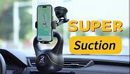 [Strongest Shockproof] Cell Phone Holder Car [Upgraded 5-in-1] Windshield Phone Mount, Universal Handfree Dashboard Window Vent Truck Stand for iPhone 15 14 13 12 Samsung Motorola Android, Black