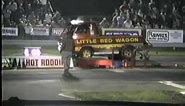 Bill "Maverick" Golden's "Little Red Wagon" Wheelstander