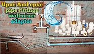 12×7 Ke bathroom me | Upvc And cpvc pipe fittings | How to fittings upvc and cpvc pipe in bathroom