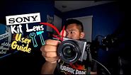 How to use Sony a6000 Kit Lens + Sony 16-50mm