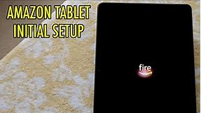 How to Setup An Amazon Fire HD 10 Tablet (easy to follow step by step tutorial)
