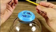 3D Printed Air Powered Spinning Top - Spins Very Long || 3D Printing Timelapse
