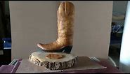 Cowboy Boot Carving for Justin Boots