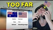 American reacts to Australia vs America memes