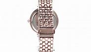 Akribos XXIV Women's AK886RG Genuine Diamond Quartz Rose Gold Bracelet Watch