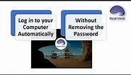 How to sign in Windows automatically on every restart without removing the password