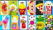 15 DIY Phone Cases (Food-inspired) | Easy & Cute Phone Projects #1