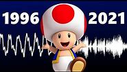 Why doesn't Toad's voice sound like it used to?
