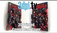 Cool 3D Printed Comic Book Cover