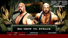 WWE 2K16 PS3 - Big Show VS Ryback - KO Match [2K][mClassic]