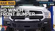 2013-2018 RAM 1500 Barricade HD Winch Front Bumper with LED Lighting Review & Install
