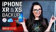 iPhone Tips - How to backup iPhone XR, XS 📱➡️💾 DIY in 5 Ep97