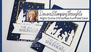 Night Divine Christmas Card Fun Fold