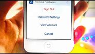 How To Reset & Change your forgotten Apple ID Password on an iPod Touch | Full Tutorial