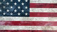 Pyradecor Old Vintage American Flag Canvas Prints Wall Art Pictures Paintings for Living Room Office Home Decorations Modern Abstract Landscape Artwork
