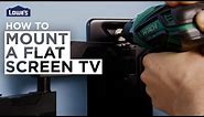 How To Wall Mount a Flat Screen TV | DIY Basics