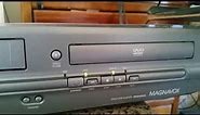 Magnavox MWD2205 DVD/VCR Player test
