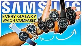 COMPARED Samsung Galaxy Watch 5 Pro vs Watch 4 Classic vs Galaxy Watch 3 vs S3 Frontier