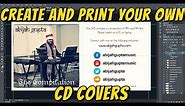 How to create and print your own CD Covers | Adobe Photoshop & Word