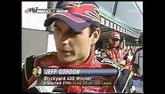 Jeff Gordon Career Win #56 2001 Brickyard 400 At Indianapolis Finish