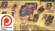 3 Hour Living Battle Map - Plains Village and Tavern, Mid Day