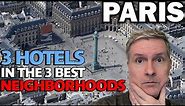 3 great boutique hotels in the top 3 neighborhoods to stay at, in Paris in 2023