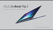 The World’s Thinnest Convertible Laptop - ZenBook Flip S | ASUS