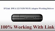 D-Link DWA-123 Wireless N 150 USB Adapter Drivers With working link 100% ok