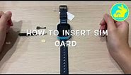 4G Kids Smart Watch: How to Insert SIM Card / How to resolve SIM Card Error