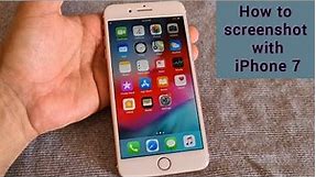 How to screenshot with iPhone 7 or 7 Plus