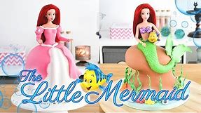 THE LITTLE MERMAID 🦀Princess Ariel Doll Cake 🐠Tan Dulce