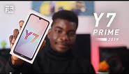 Huawei Y7 Prime 2019 Unboxing & Quick Review - Good Design 👌🏾