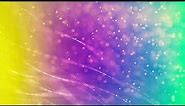 Colorful background with beautiful glowing colored particles - Cute Screensaver
