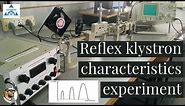 Reflex klystron characteristics experiment