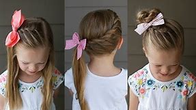 3 Five Minute Back to School Hairstyles | Q's Hairdos