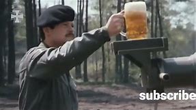 hold my beer meme literally? | 🍺beer on barrel of tank in 🇩🇪 #shorts