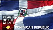 Bandera de República Dominicana e Himno Nacional en 4K