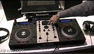 NUMARK MIXDECK CD MP3 USB SOFTWARE IPOD PLAYER CONTROLLER AT NAMM 2010 WITH IDJNOW