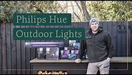 Our Philips Hue Outdoor Lights | Install and operation