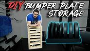 DIY Bumper Plate Storage - DIY Weight Plate Storage