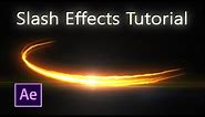 VFX Tutorial - How to create Slash Effect in After Effects